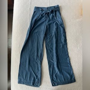 Ann Taylor denim wide leg pants